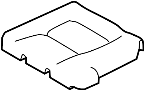 Image of Seat Cushion Foam (Rear) image for your Land Rover