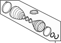 View CV Joint Boot Kit Full-Sized Product Image