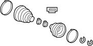 View CV Joint Boot Kit Full-Sized Product Image 1 of 5