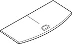 Image of Floor Storage Compartment Lid (Rear) image for your 2019 Land Rover Discovery Sport  Landmark Edition Sport Utility 