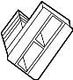 View HVAC Blower Motor Resistor Full-Sized Product Image 1 of 3