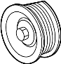 View Accessory Drive Belt Idler Pulley Full-Sized Product Image