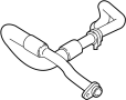 View A/C Refrigerant Suction Hose Full-Sized Product Image 1 of 5