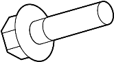 View Alternator Bracket Bolt Full-Sized Product Image 1 of 7