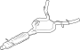 Image of Exhaust Muffler (Front) image for your Land Rover