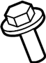 View Steering Column Switch Housing Screw Full-Sized Product Image 1 of 2