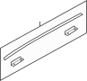 Image of Roof Drip Molding (Right) image for your 2021 Land Rover Range Rover  SV Autobiography Dynamic Sport Utility 