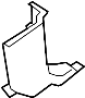 Image of Body A-Pillar Trim Panel Bracket (Upper) image for your Land Rover
