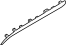 Image of Door Trim Molding image for your 2021 Land Rover Discovery   