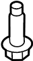 View Bolt. Screw. Bracket.  Full-Sized Product Image