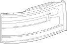Image of Tail Light Assembly (Rear) image for your 2022 Land Rover Range Rover Sport   
