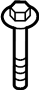 View Bolt. Mount. Differential. (Front, Rear) Full-Sized Product Image 1 of 3