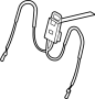 Image of Folding Seat Latch (Lower) image for your Land Rover
