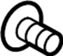 View Screw. Shield. Support. Stud. (Front, Rear, Lower) Full-Sized Product Image 1 of 7