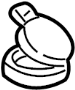 View Washer Fluid Reservoir Cap Full-Sized Product Image