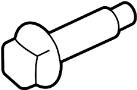 Image of Bolt. HEAVY HX ACORN Flange HD. /SCREW. Control module. Fan blade. image for your Cadillac