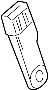 19148786 Seat Belt Receptacle