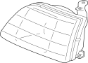 Image of Headlight. (Right). A Headlight. A. image for your 2004 Toyota Sequoia   