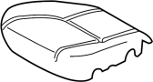 Image of Seat. Cushion. (Front). Foam for Seat Cushion. image for your 2016 Toyota Tundra 4.6L V8 A/T RWD SR Extended Cab Pickup Fleetside 