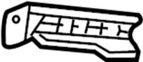Image of Door Lock Rod Cover (Left, Front) image for your 2018 Toyota Tundra   