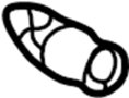 Image of Fuel. Door. Bumper. Cushion. A rubber bumper / stop. image for your 2000 Toyota Tacoma 2.4L M/T RWD DLX Standard Cab Pickup Fleetside 