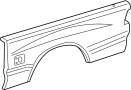 Image of Truck Bed Panel (Rear) image for your 2024 TOYOTA TUNDRA