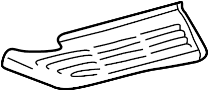 Image of Bumper Step Pad (Left, Rear) image for your 2000 TOYOTA TUNDRA