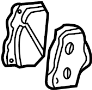 Image of Disc Brake Pad Set (Front). 231mm Length Caliper. image for your 2007 Toyota Tacoma  Base Extended Cab Pickup Fleetside 