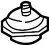 Image of Coil Spring Insulator (Front, Upper, Lower) image for your 2005 Toyota Celica  GTS Hatchback 