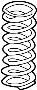 Image of Coil Spring (Front) image for your 1998 Toyota 4Runner   