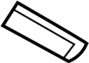 Image of Windshield. Glass. Retainer. Spacer. (Upper, Lower). A clip for a Windshield. image for your 2020 Toyota Prius Prime   