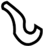 View Windshield Washer Hose Full-Sized Product Image