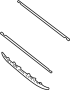 Image of Windshield Wiper Blade (Right, Front) image for your 2022 Toyota RAV4   