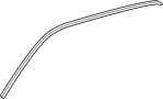 View Roof Panel Weatherstrip Full-Sized Product Image 1 of 2