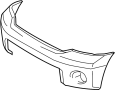 Image of Cover, Bumper L/P. (Front). Component comes unprimed. image for your 2022 TOYOTA RAV4