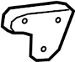 Image of Bumper Face Bar Bracket (Front, Upper) image for your 2012 Toyota Tundra  Base Crew Cab Pickup Fleetside 