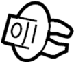 Image of Nut. Grommet. Headlight. (Upper, Lower). A solid metal or plastic. image for your 2020 Toyota Tundra  SR5 Crew Cab Pickup Fleetside 