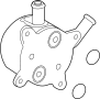Image of Transmission cooler. Part is attached to. image for your 2020 Toyota Prius AWD-e   