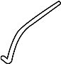 Image of HOSE AND CLAMP SUB - ASS. HOSE, RADIATOR. Reservoir hose. Part included in shroud. image for your 2008 Toyota Highlander  Hybrid Limited Sport Utility 