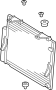 Image of A/C Condenser image for your 2011 Toyota FJ Cruiser 4.0L V6 A/T 4WD Base Sport Utility 