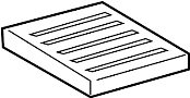 Image of Cabin Air Filter image for your 2021 Toyota 4Runner   