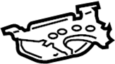 View BRACKET SUB - ASSEMBLY, EN. Engine bracket.  Full-Sized Product Image