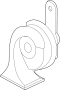 Image of Horn image for your 2006 Toyota Tacoma 4.0L V6 M/T 4WD Base Standard Cab Pickup Fleetside 