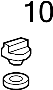 View Cap. Filler. Gasket.  Full-Sized Product Image