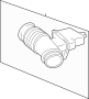 View Hose Assembly, Air Clean. Hose, Filter.  Full-Sized Product Image