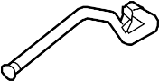Image of Exhaust Pipe image for your 2013 TOYOTA TUNDRA Base Extended Cab Pickup Fleetside