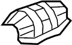 View Exhaust Heat Shield (Front, Upper, Lower) Full-Sized Product Image