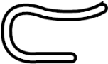 Image of Windshield Washer Hose image for your 2016 Toyota Sequoia   