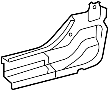 Image of MEMBER SUB - ASSEMBLY, FLO. Reinforcement. Side support. image for your Toyota