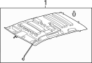 View Clip. Trim. Panel. Retainer. Pillar. (Front, Rear, Upper, Lower) Full-Sized Product Image